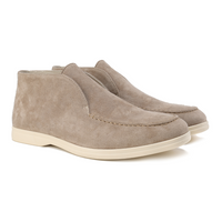 Luca Men's Luxe Suede Loafers-Light Brown-6-State of Style
