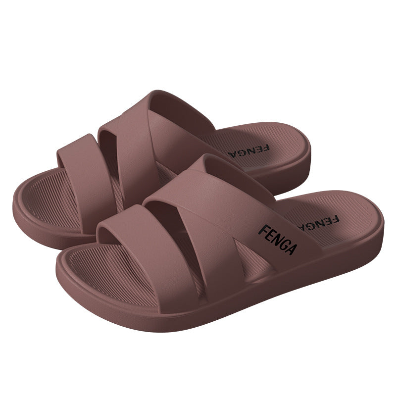 Lucas - Orthopedische Anti-slip Zwarte Slippers-Donkerroze-40-State of Style