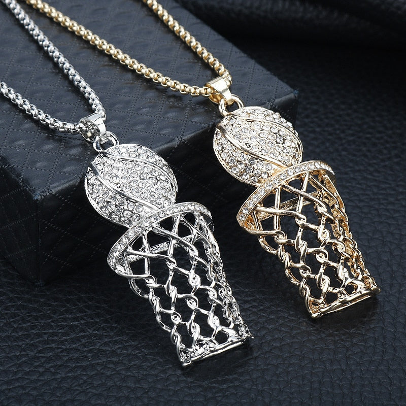 Lucia Necklace | Elegant Diamond Pendant Necklace-Silver-State of Style