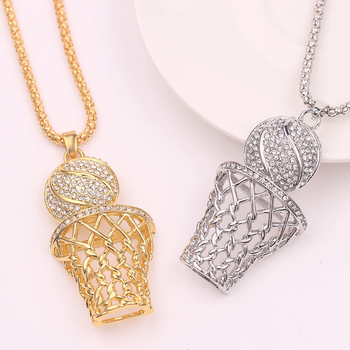 Lucia Necklace | Elegant Diamond Pendant Necklace-Silver-State of Style