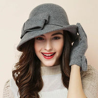 Lucy Fedora | Vintage and Stylish-Grey-State of Style
