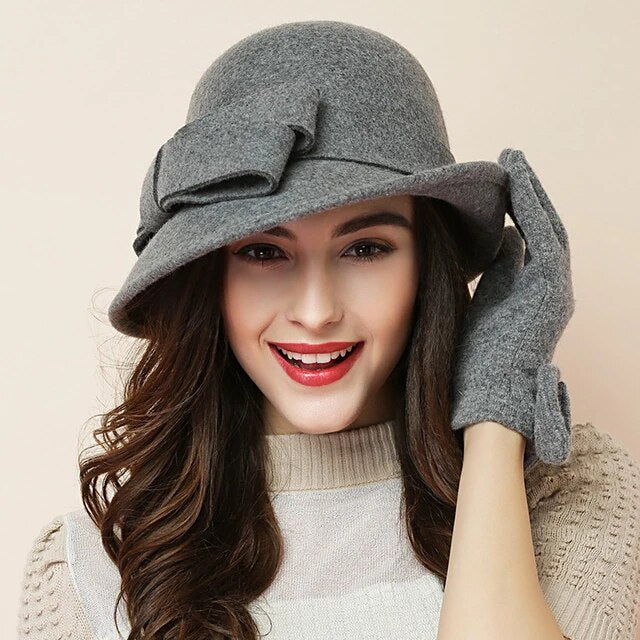 Lucy Fedora | Vintage and Stylish-Grey-State of Style