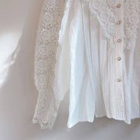 Lucy Lace Blouse | Classic, Elegant & Timeless Wardrobe Essential-Apricot-S-State of Style