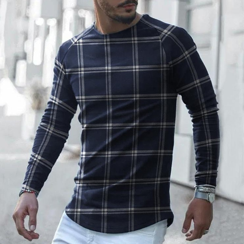 LukesShirt | Men's Stylish Slim-Fit Sweater-Midnight Blue-XS-State of Style