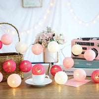 LumiBall - Fun Cotton Light-Up Ball String Lights-Candy-1.5 metres 10 lights-USB-State of Style