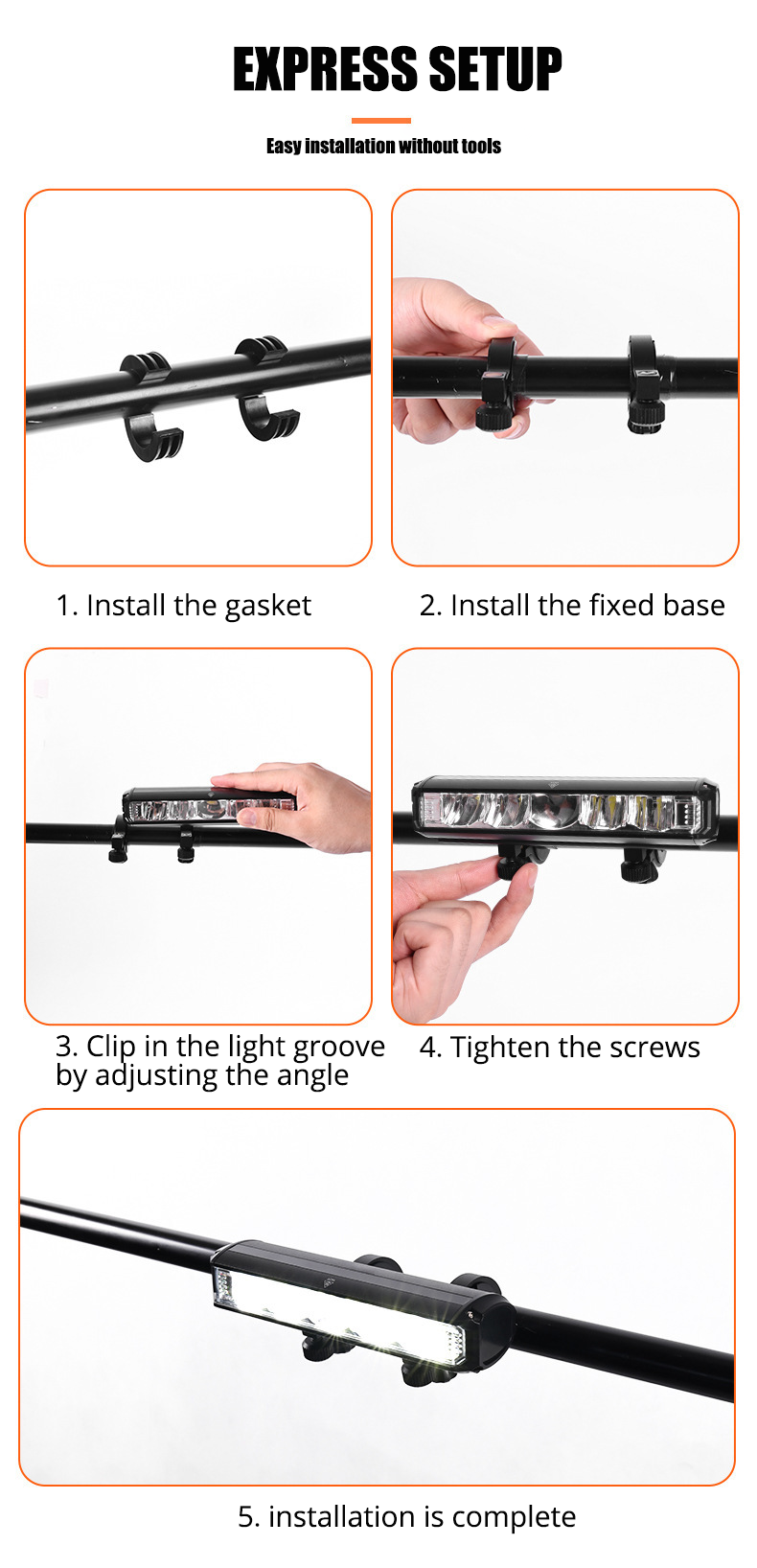 LumiMax LED Bike Light with Power Bank Function-State of Style