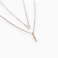 Luminous Grid Necklace - Lumia-Gold-State of Style