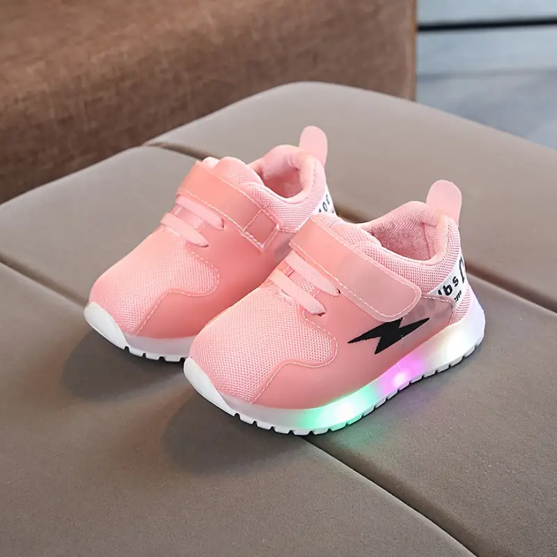 LumoStep – LED Kids' Sneakers with Non-Slip Sole-Pink-4 (13.5cm)-State of Style