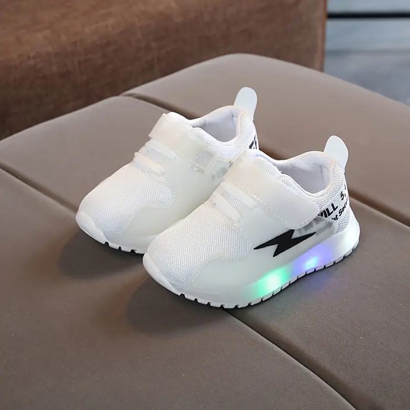 LumoStep – LED Kids' Sneakers with Non-Slip Sole-White-4 (13.5cm)-State of Style