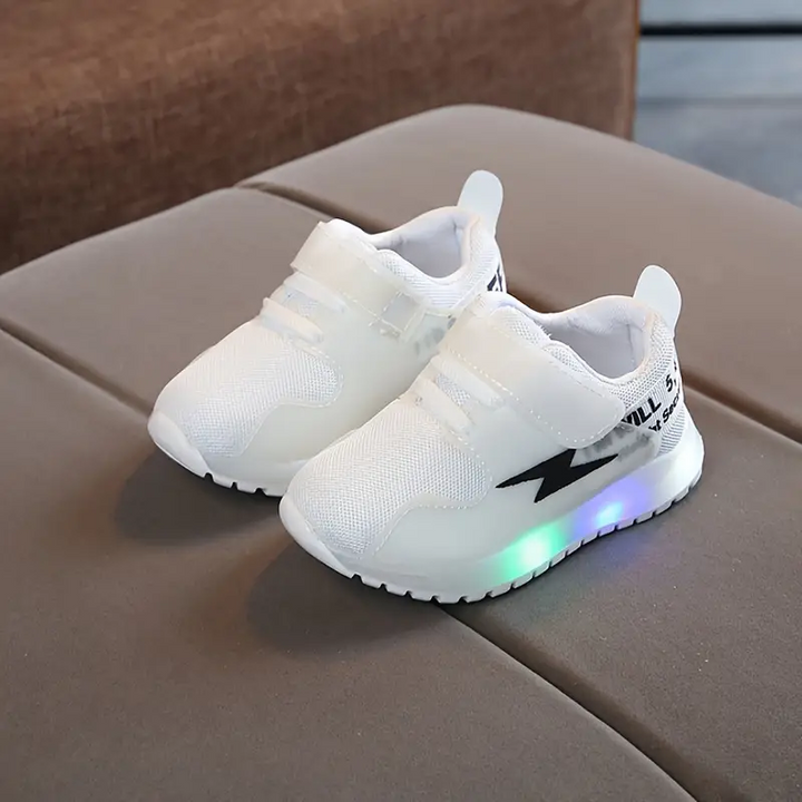 LumoStep – LED Kids' Sneakers with Non-Slip Sole-White-4 (13.5cm)-State of Style
