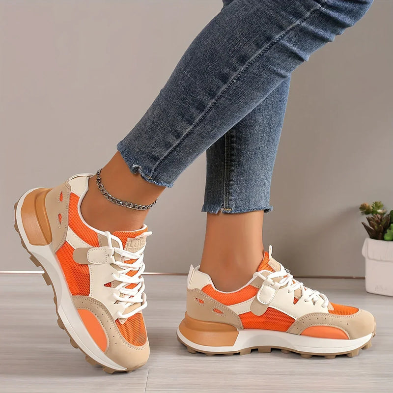 Luna Ademend Sports Trainers | Comfortable & Non-slip Design-Grey-3.5-State of Style