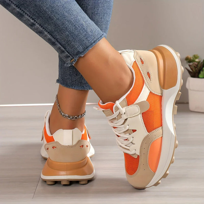 Luna Ademend Sports Trainers | Comfortable & Non-slip Design-Grey-3.5-State of Style