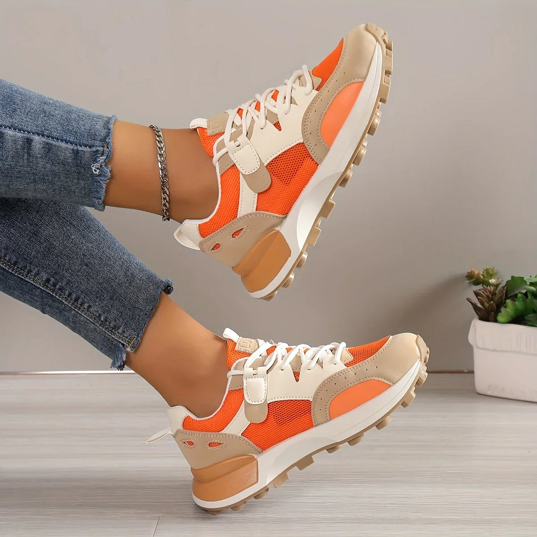 Luna Ademend Sports Trainers | Comfortable & Non-slip Design-Grey-3.5-State of Style