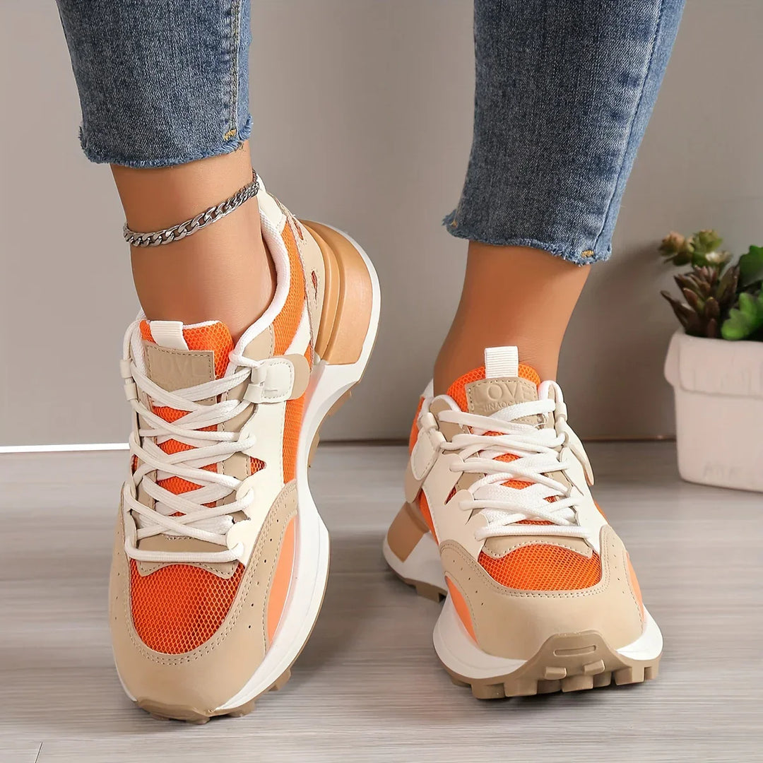 Luna Ademend Sports Trainers | Comfortable & Non-slip Design-Grey-3.5-State of Style