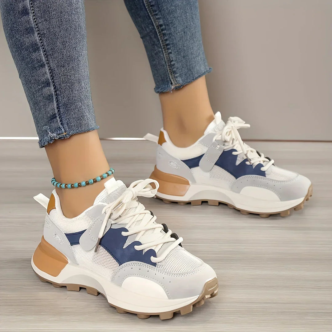 Luna Ademend Sports Trainers | Comfortable & Non-slip Design-Grey-3.5-State of Style