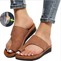 Luna - Orthopedische Zilveren Slippers-Bruin-35-State of Style