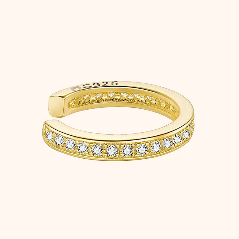 Luna Strass Earring-Gold-State of Style