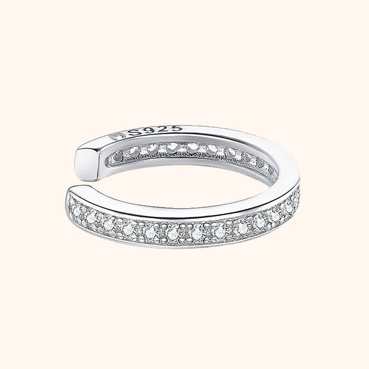 Luna Strass Earring-Silver-State of Style