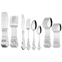 Luxe 24-Piece Cutlery Set - RoyalCutlery-Silver-State of Style