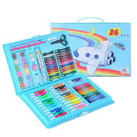 6-in-1 creative set with double-sided easel – drawing case for children aged 5 and over