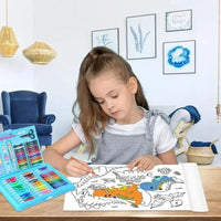 6-in-1 creative set with double-sided easel – drawing case for children aged 5 and over