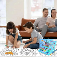 6-in-1 creative set with double-sided easel – drawing case for children aged 5 and over