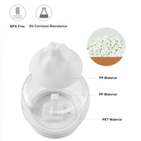 Luxe Aroma Diffuser with LED Lighting - AromaGlow-Iceberg-White-State of Style