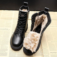 Luxe Black Leather Women's Winter Boots - Bella-4-State of Style