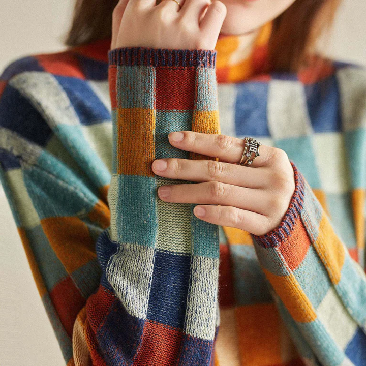 Luxe Cashmere Turtleneck - Aurora-One-size-State of Style