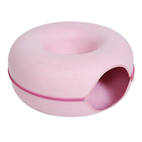 Luxe Cat Bed and Playhouse - WhiskerNest-Pink-State of Style