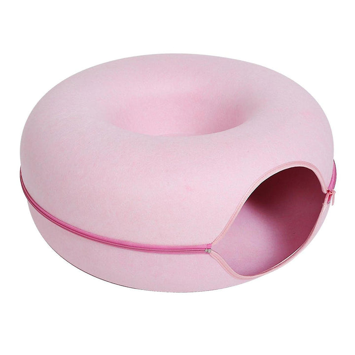 Luxe Cat Bed and Playhouse - WhiskerNest-Pink-State of Style