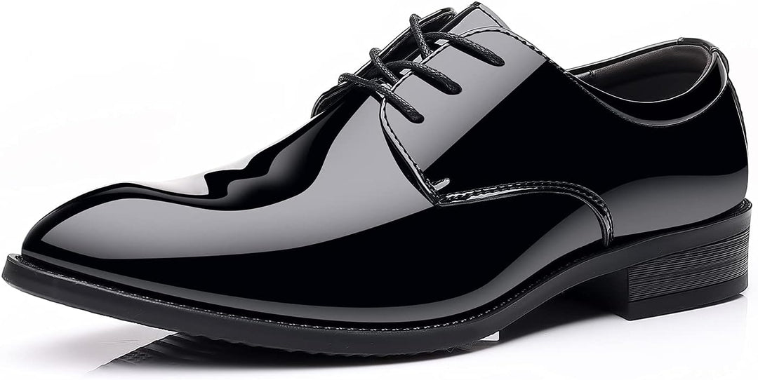 Luxe Comfortable Men’s Shoes – David-Black Lace-Up-7-State of Style