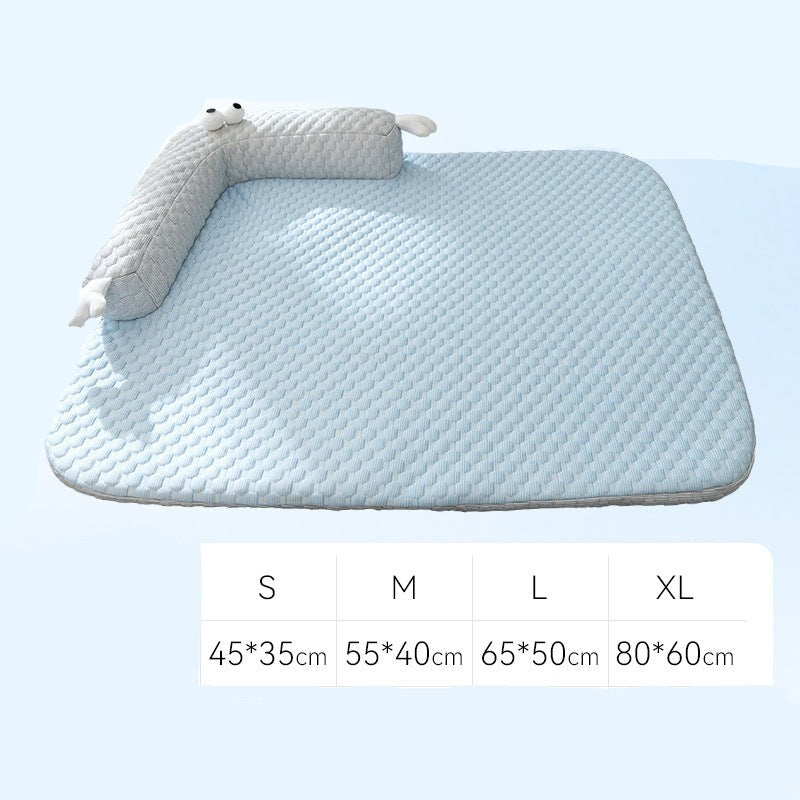 Luxe Dog Cooling Mat - ChillOut-S (45x35cm)-Blue-State of Style