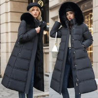 Luxe Faux Fur Winter Coat for Women - Amara-Brown-S-State of Style