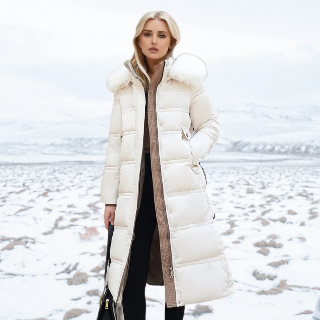 Luxe Faux Fur Winter Coat for Women - Amara-White-S-State of Style