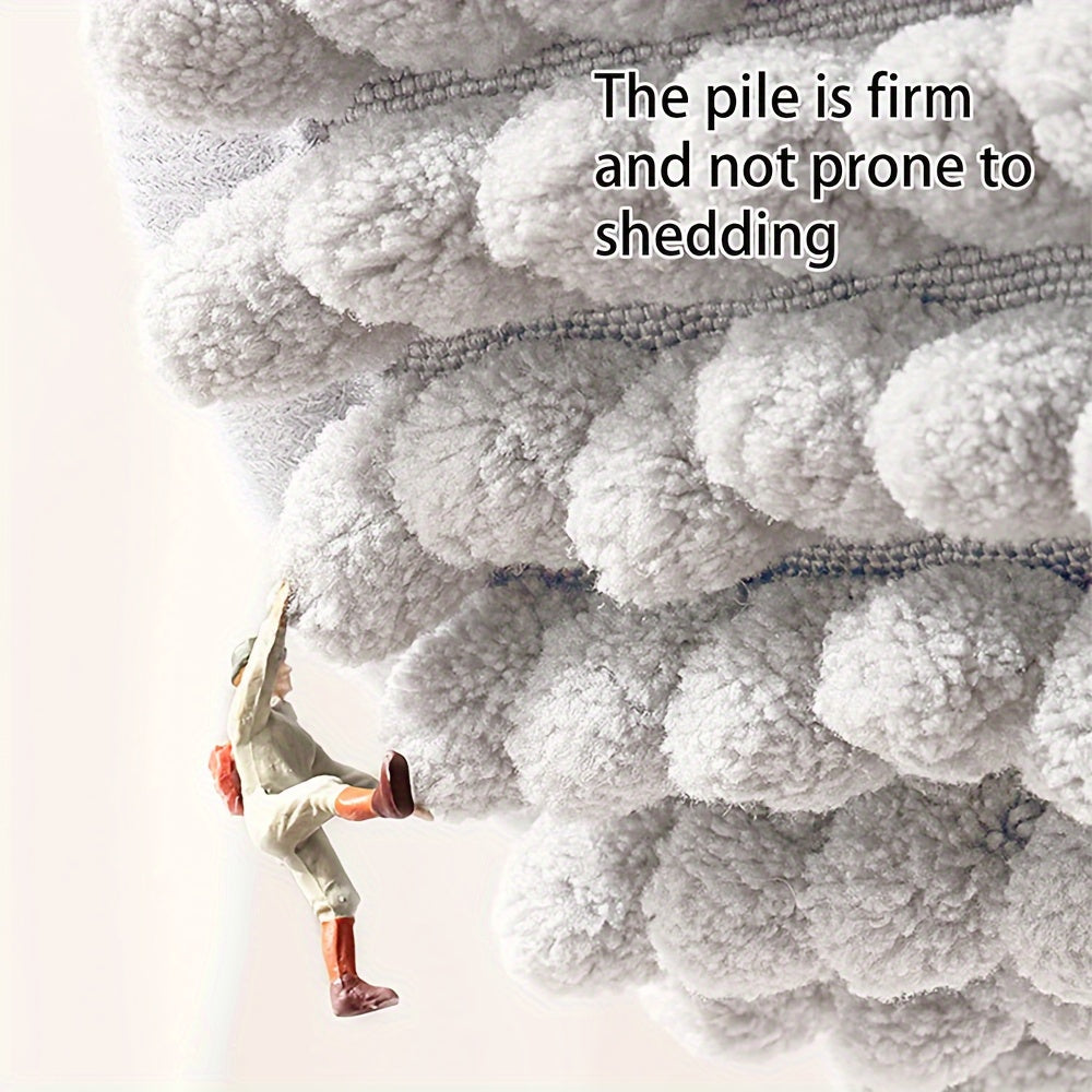 Luxe L-Shaped Non-Slip Corner Bath Mat - Evelyn-Grey-40cm x 40 cm x 80cm-State of Style