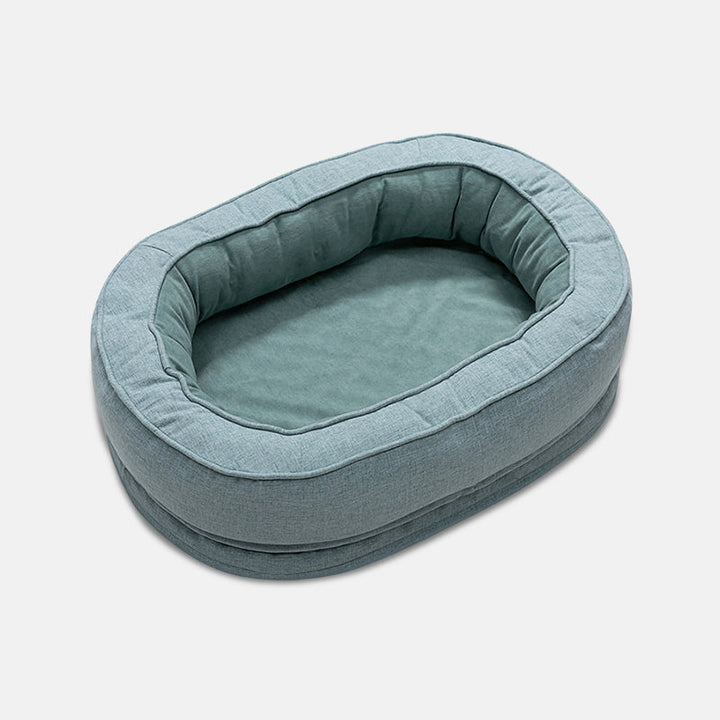 Luxe Orthopedic Dog Bed - OrthoDonut-M-Green-State of Style