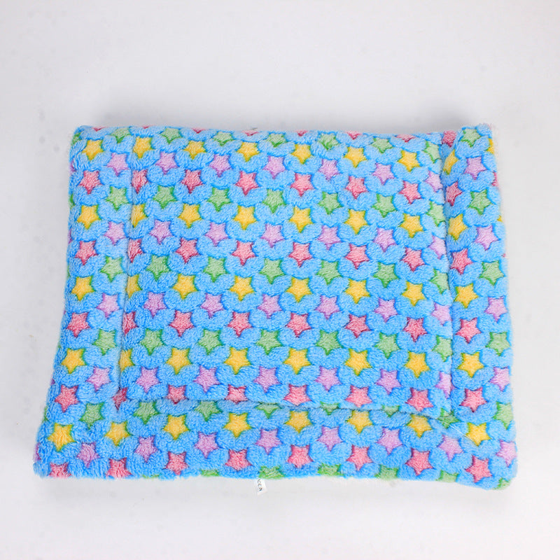 Luxe Pet Blanket - CozyCompanion-S (40x60)-Blue Stars-State of Style