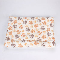 Luxe Pet Blanket - CozyCompanion-S (40x60)-White Paws-State of Style