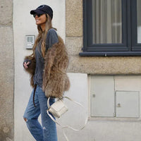 Luxe Plush Faux Fur Coat for Women - Clarisse-S-State of Style