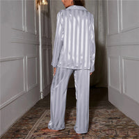 Luxe Silk Pyjamas for Women – Nina-Beige-S-State of Style