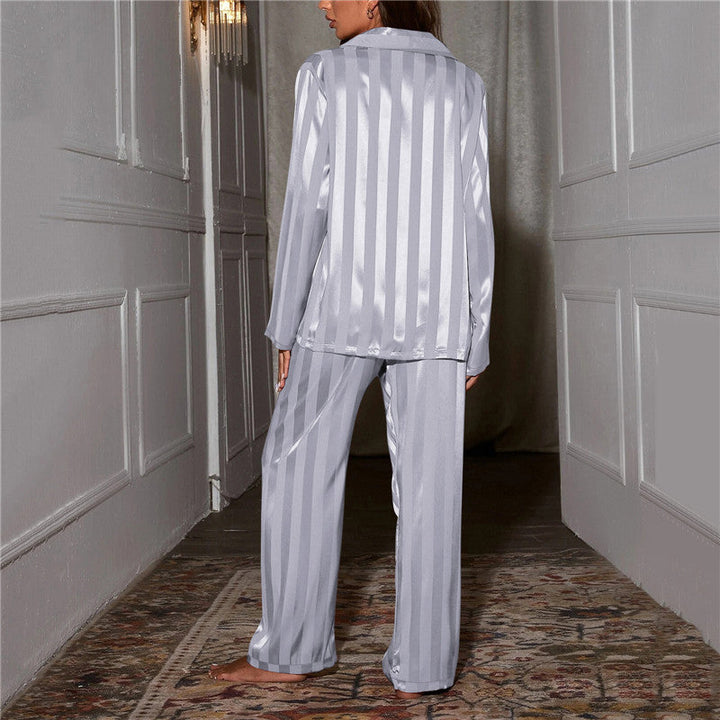 Luxe Silk Pyjamas for Women – Nina-Beige-S-State of Style