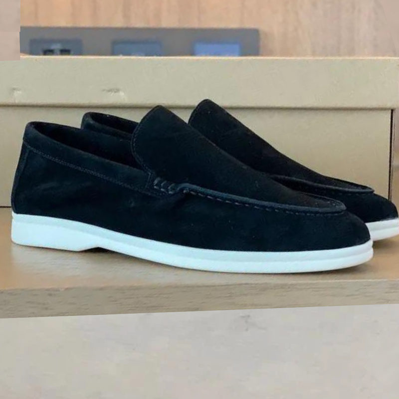Luxe Suede Men's Loafers - Arthur-Black-EU 38-State of Style