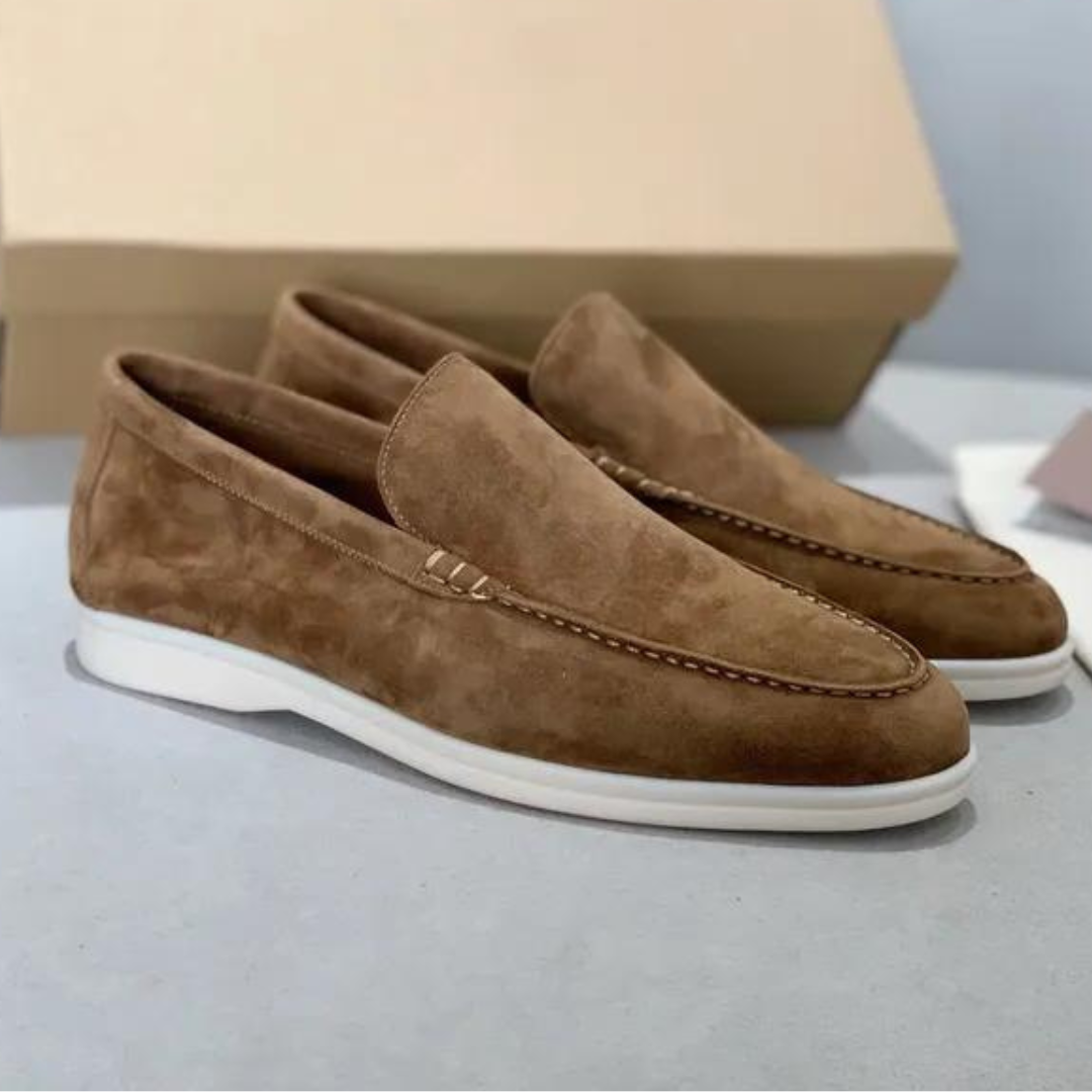 Luxe Suede Men's Loafers - Arthur-Brown-EU 38-State of Style