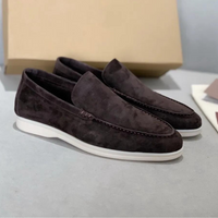 Luxe Suede Men's Loafers - Arthur-Dark Brown-EU 38-State of Style