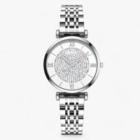 Luxe Titanium Women's Watch - Liana-Silver-State of Style