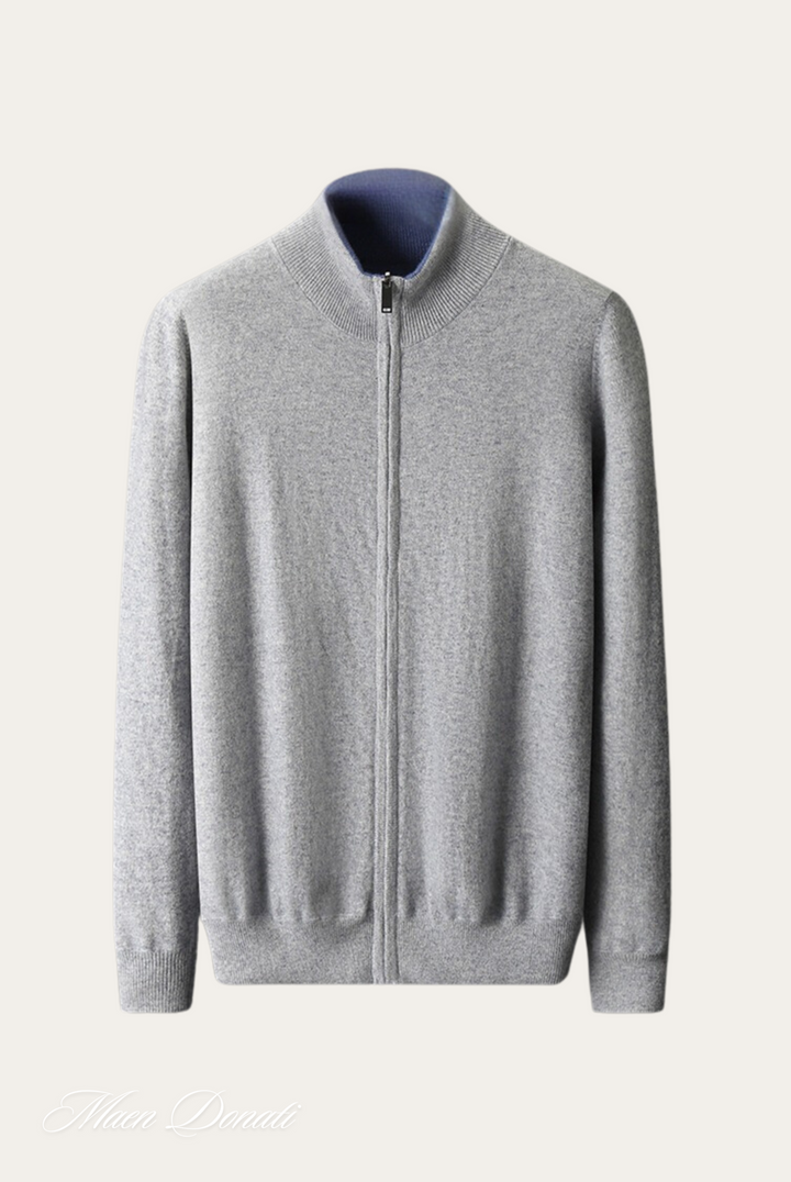 Luxe Warm Cashmere Vest for Men - Rowan-Grey-S-State of Style