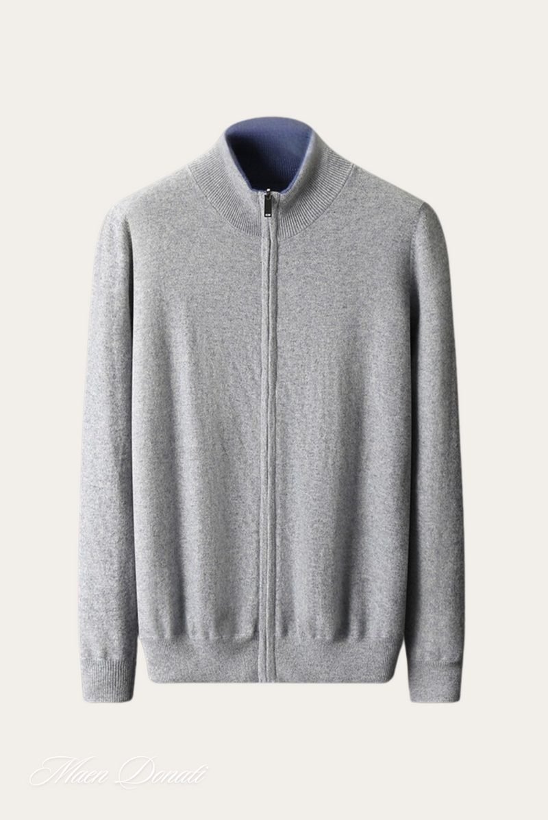 Luxe Warm Cashmere Vest for Men - Rowan-Grey-S-State of Style