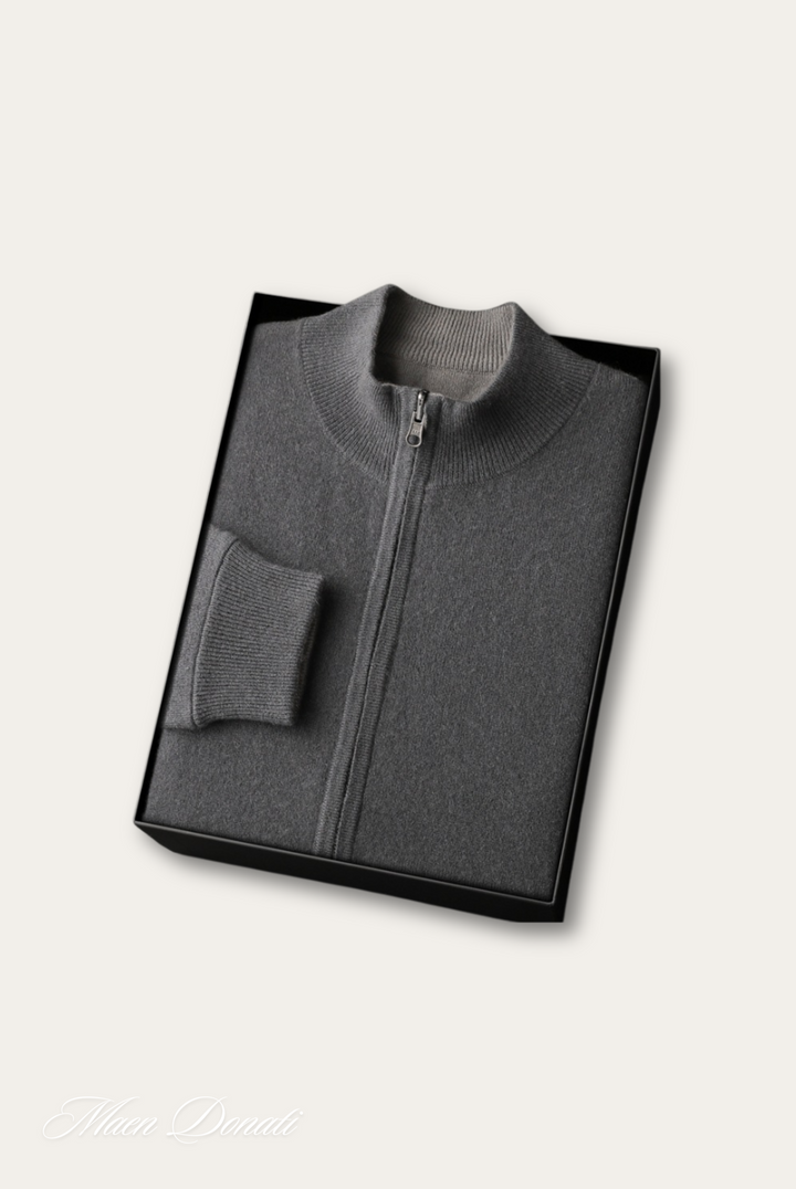 Luxe Warm Cashmere Vest for Men - Rowan-Grey-S-State of Style