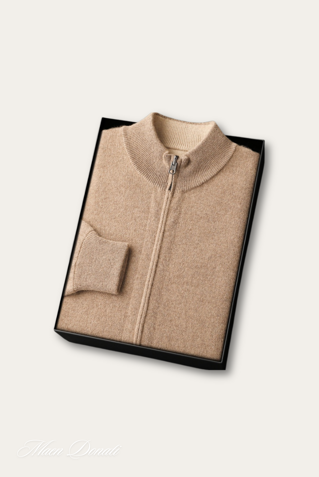 Luxe Warm Cashmere Vest for Men - Rowan-Light Brown-S-State of Style